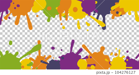 Frame material_colorful paint 104276127