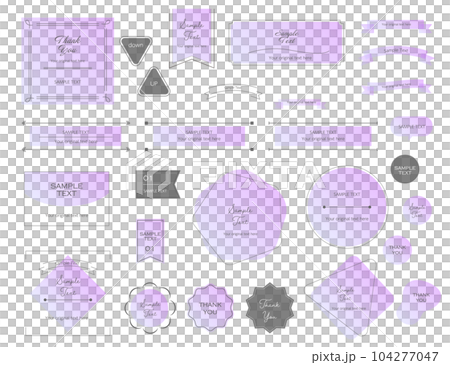 Airy geometric frame pastel purple Airy geometric frame pastel purple 104277047