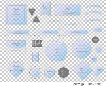 Airy geometric frame pastel aurora 104277050