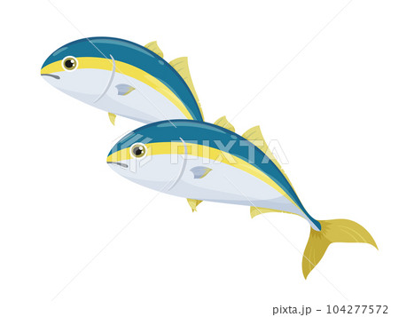 かわいいブリのイラスト 104277572