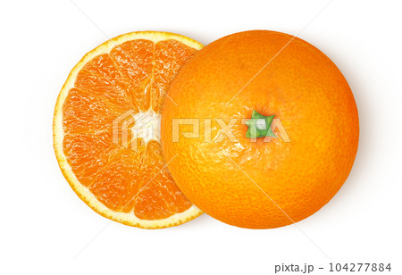 オレンジのイラスト リアル オレンジのイラスト リアル 104277884