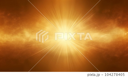 Solar system background, rays, yellow, for magazine articles, concept of the future 104278405