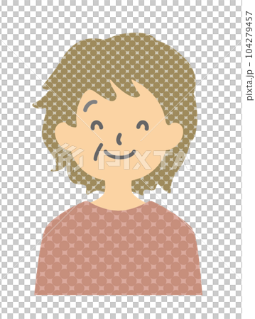 表情: 笑顔 女性 シニア 表情: 笑顔 女性 シニア 104279457