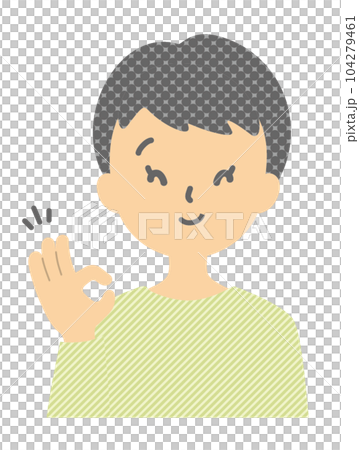 Facial expression: smiling woman 03 Facial expression: smiling woman 03 104279461