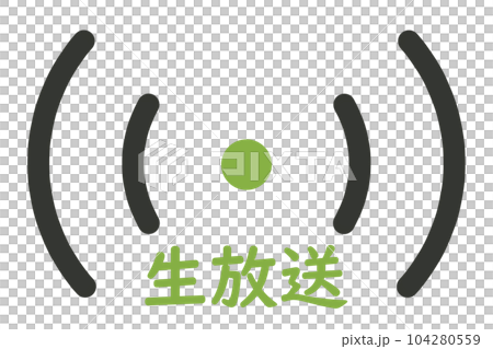 live broadcast icon 104280559