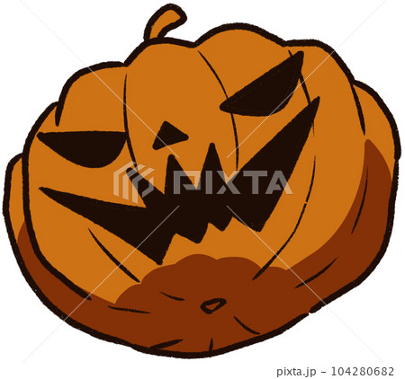 【ハロウィン】とびだすかぼちゃ 104280682