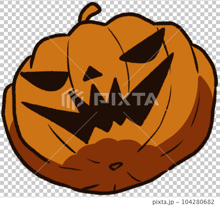 【ハロウィン】とびだすかぼちゃ 104280682