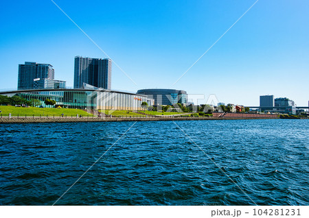 豊洲公園から観たTEPCO豊洲 高層マンションの風景 豊洲公園から観たTEPCO豊洲 高層マンションの風景 104281231