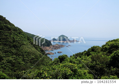 佐多岬の美しい自然風景 佐多岬の美しい自然風景 104281554