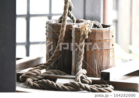 井戸・昭和のレトロな背景素材 104282000