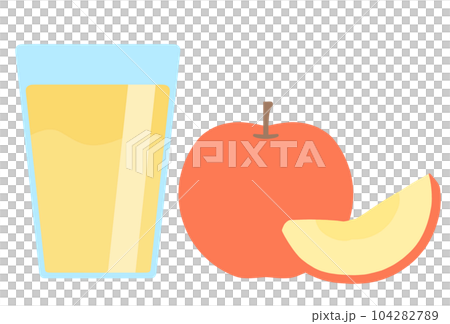 蘋果汁和蘋果 104282789