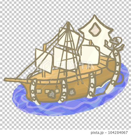 R: The sea where pirates lurk☆Pirate ship vs Kraken⑤ 104284067