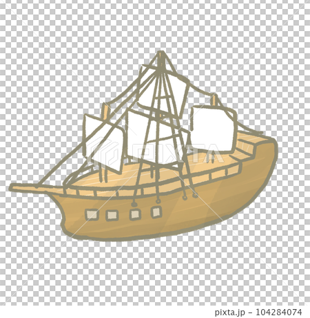 R: Sea where pirates lurk☆pirate ship ③ 104284074