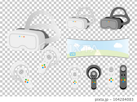 Set of VR goggles and VR controller Set of VR goggles and VR controller 104284083