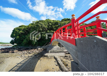 鹿児島 照島神社と照島橋 鹿児島 照島神社と照島橋 104286017