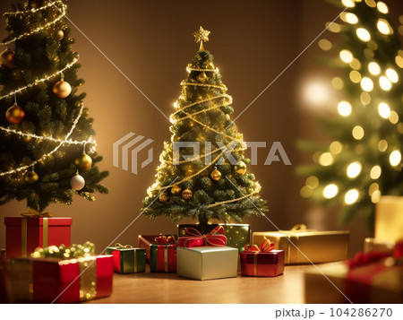 クリスマスツリー 104286270