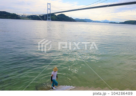 広島大崎上島からフェリーで大三島としまなみ海道で今治の馬島へ梅雨と初夏の合間のこと 広島大崎上島からフェリーで大三島としまなみ海道で今治の馬島へ梅雨と初夏の合間のこと 104286489