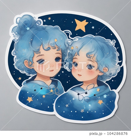 AIイラスト 双子座 AIイラスト 双子座 104286876