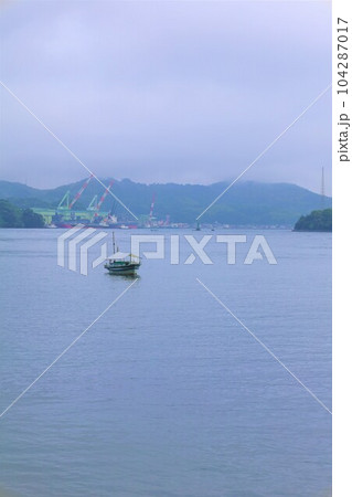 広島大崎上島からフェリーで大三島としまなみ海道で今治の馬島へ梅雨と初夏の合間のこと 104287017