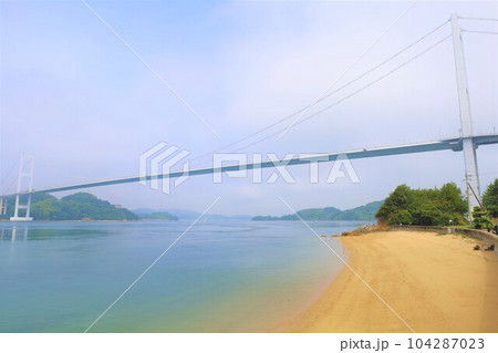 広島大崎上島からフェリーで大三島としまなみ海道で今治の馬島へ梅雨と初夏の合間のこと 104287023