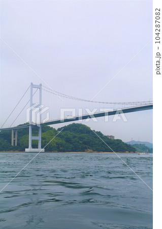 広島大崎上島からフェリーで大三島としまなみ海道で今治の馬島へ梅雨と初夏の合間のこと 104287082