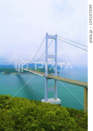 広島大崎上島からフェリーで大三島としまなみ海道で今治の馬島へ梅雨と初夏の合間のこと 104287090