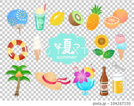 夏のイラスト素材 夏のイラスト素材 104287150