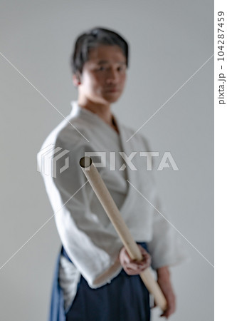 合気道　木刀　型 104287459