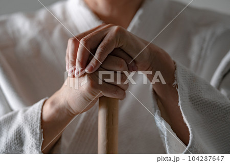 合気道　木刀　型 104287647