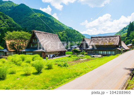 五箇山・菅沼合掌造り集落（夏） 104288960