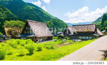 五箇山・菅沼合掌造り集落（夏） 104288963