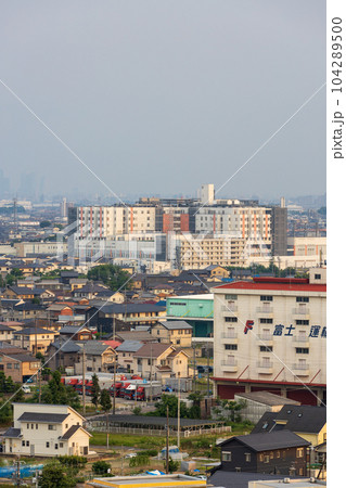 スイートピア江南から見た江南市・岩倉市・名古屋駅 104289500