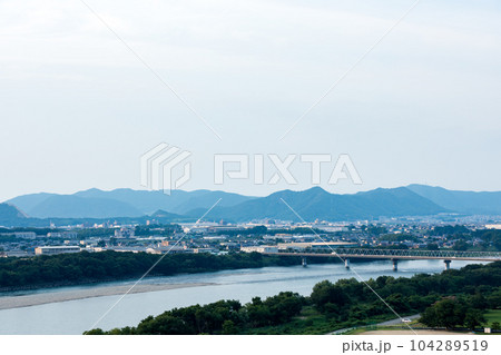 スイートピア江南から見た江南市・木曽川・各務原市 スイートピア江南から見た江南市・木曽川・各務原市 104289519