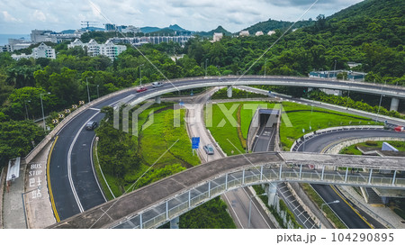 Hirams Highway in Saikung District, Hong Kong, June 25 2023 104290895
