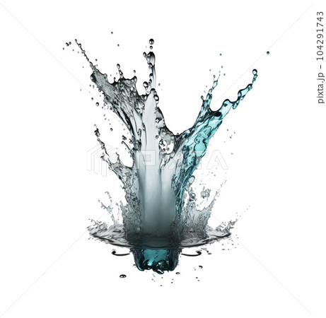Splash Water; AI Generated 104291743
