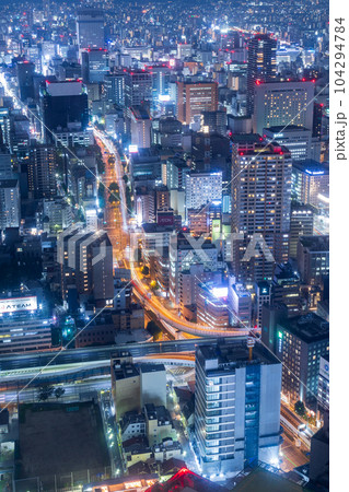 ミッドランドスクエアから見た夜景【愛知県・名古屋市】 ミッドランドスクエアから見た夜景【愛知県・名古屋市】 104294784