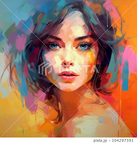 愛の部屋 F15 油彩画 人物画 oil painting art swim 油彩画 F15号 | nuancebeans