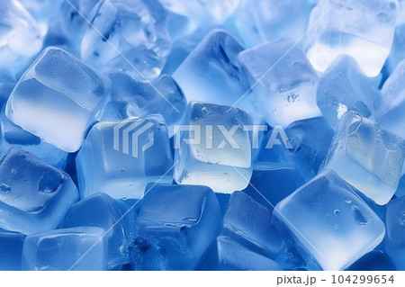 冷たい氷のテクスチャ　AI生成画像　AI画像 104299654