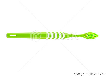 Plastic toothbrush Isolated on white background. Plastic toothbrush Isolated on white background. 104299730