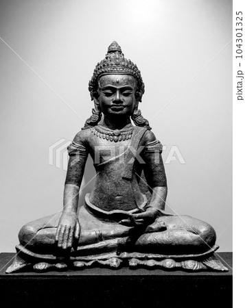 Seated Buddha in Maravijaya Late-Ayutthaya Period,B.E. 23-24 Seated Buddha in Maravijaya Late-Ayutthaya Period,B.E. 23-24 104301325