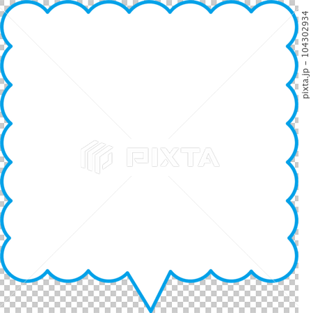 square speech bubble light blue square speech bubble light blue 104302934
