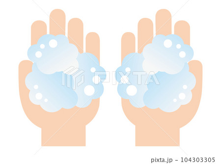 泡のついた手 泡のついた手 104303305