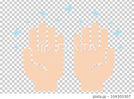 清潔な手 104303307