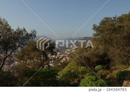 View of Nice from Mont Boron trail View of Nice from Mont Boron trail 104304765