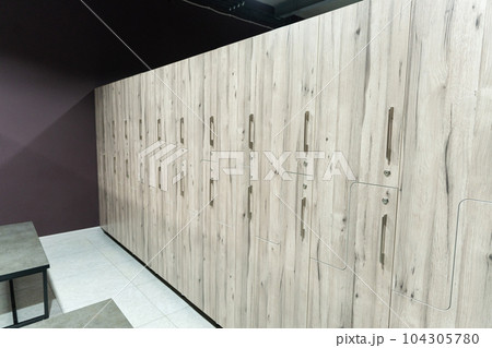 locker room at the gym closeup 104305780