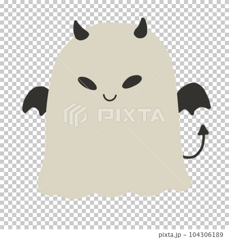 ghost bat halloween cartoon icon ghost bat halloween cartoon icon 104306189