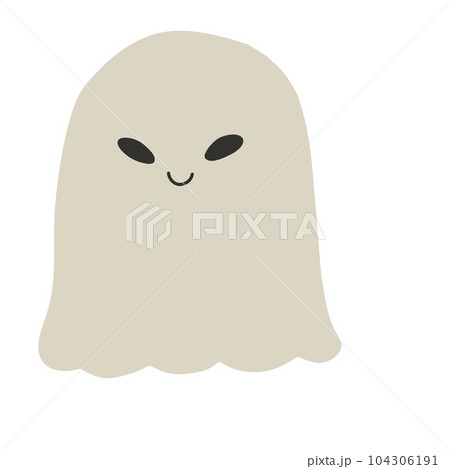 ghost halloween cartoon icon 104306191