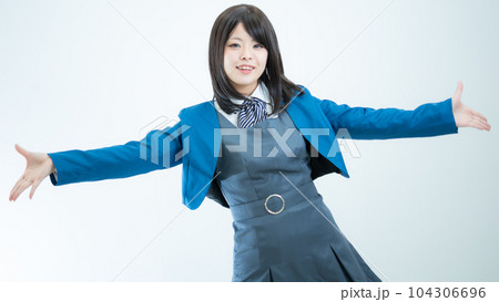 女子高生のかわいいポーズ集（ダンス） 104306696