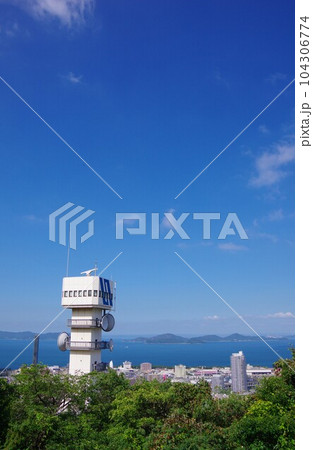 香川県宇多津町　青ノ山中腹展望台からの眺望 104306774