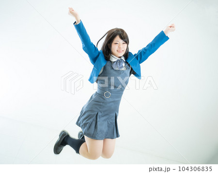 女子高生のかわいいポーズ集（ダンス） 104306835